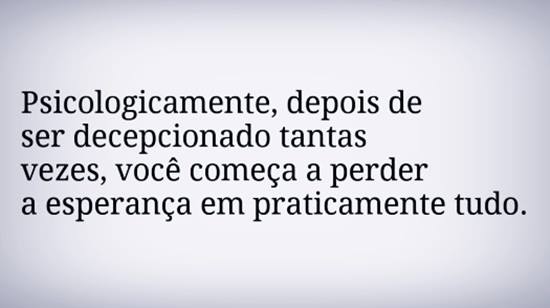 Castigo por sonhar demais