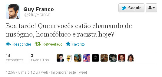 Quem está errado hoje? Quem está errado hoje?