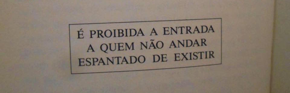 Não é espantoso?