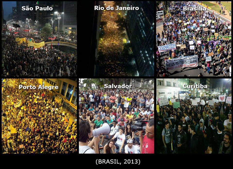 Protestos por todo o Brasil