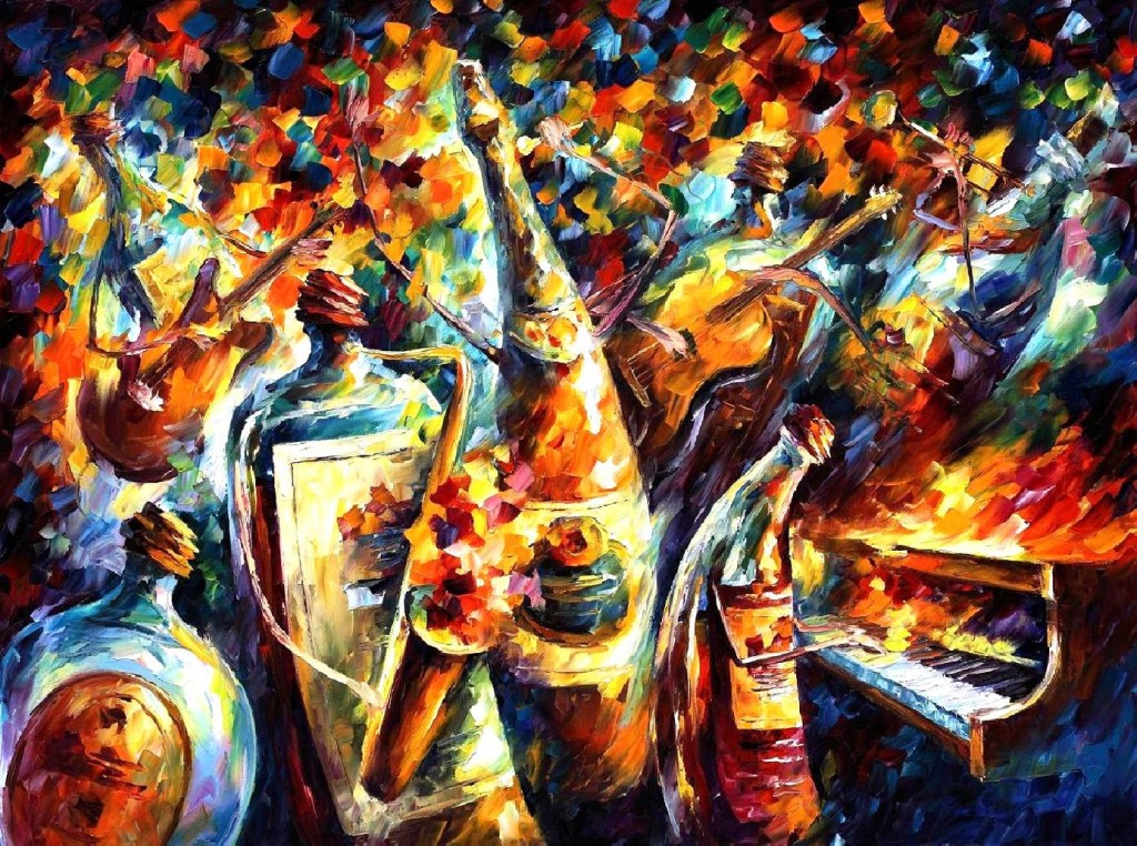 Leonid Afremov - Banda das Garrafas