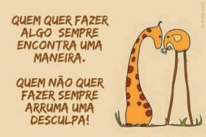 Quem quer MESMO, encontra um jeito