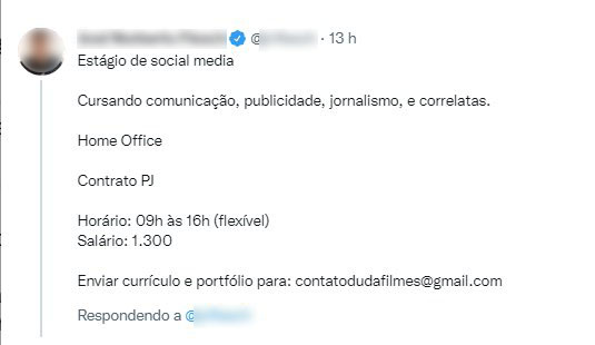 Estagiário PJ, alguém?