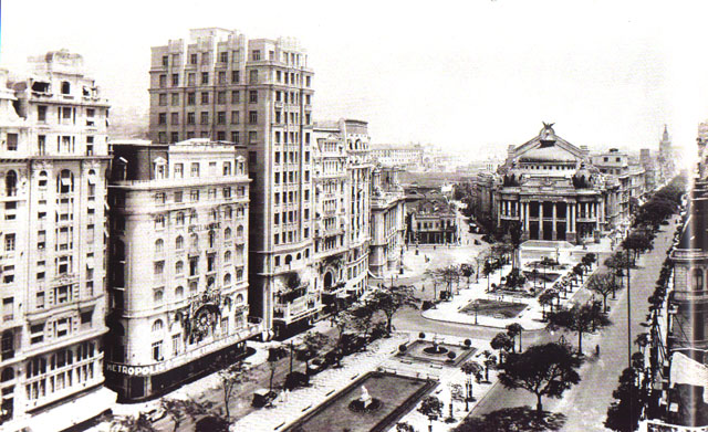 Avenida Rio Branco - Cinelândia - ~1910