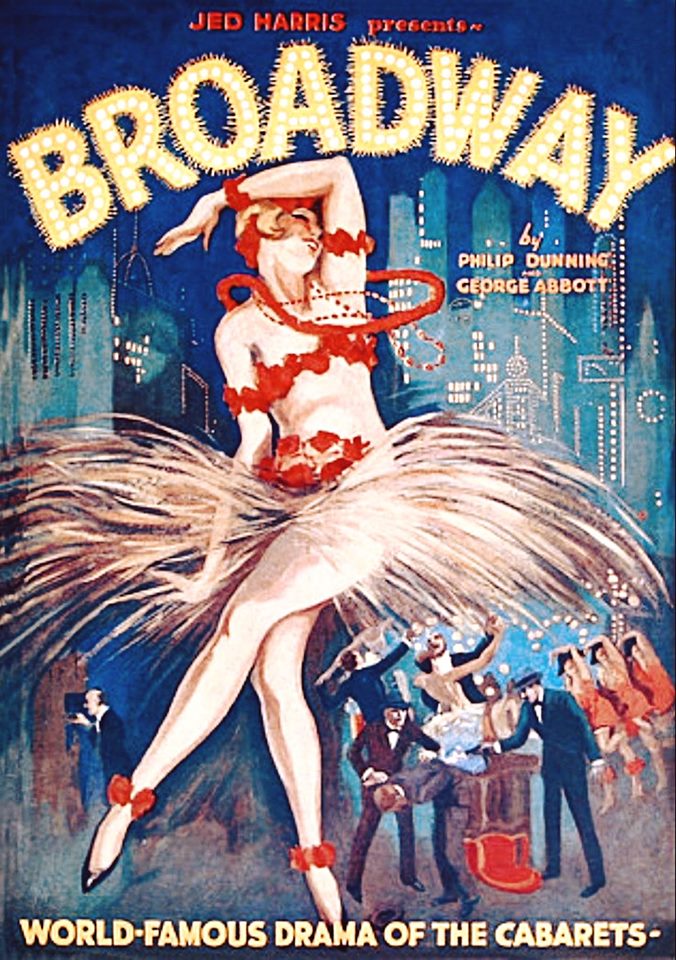 Program Cover - Jed Harris Presents Broadway - art by E.P. Kinsella - 1926