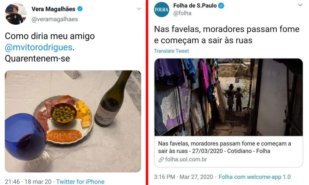 Quarentena de luxo / Quarentena com fome