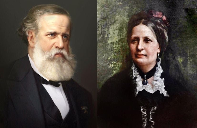 Dom Pedro II e Rainha Vitória